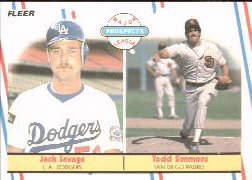 1988 Fleer Baseball Cards       650     Jack Savage/Todd Simmons RC